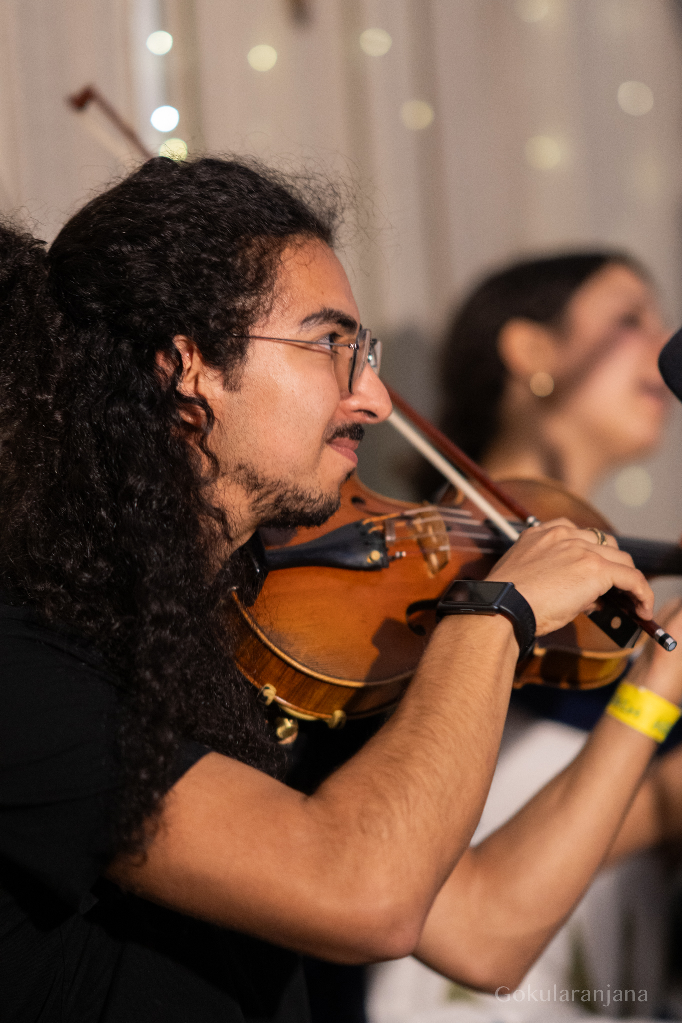 Ein Violinist beim BODY MIND SOUL Festival